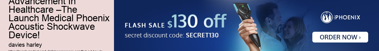 Find Out How To Benefit From The Latest Advancement In Healthcare –The Launch Medical Phoenix Acoustic Shockwave Device!
