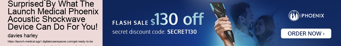 Get Ready To Be Surprised By What The Launch Medical Phoenix Acoustic Shockwave Device Can Do For You! 