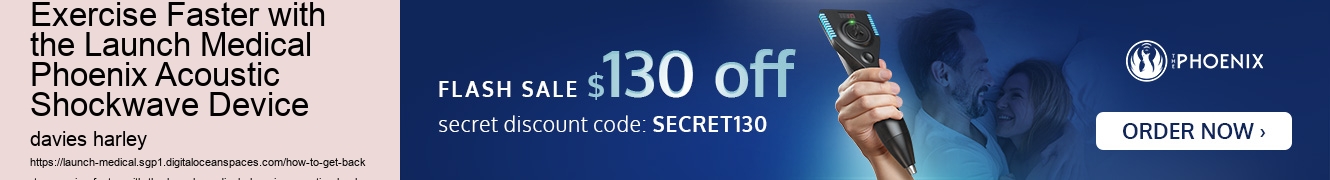 How to Get Back to Exercise Faster with the Launch Medical Phoenix Acoustic Shockwave Device 